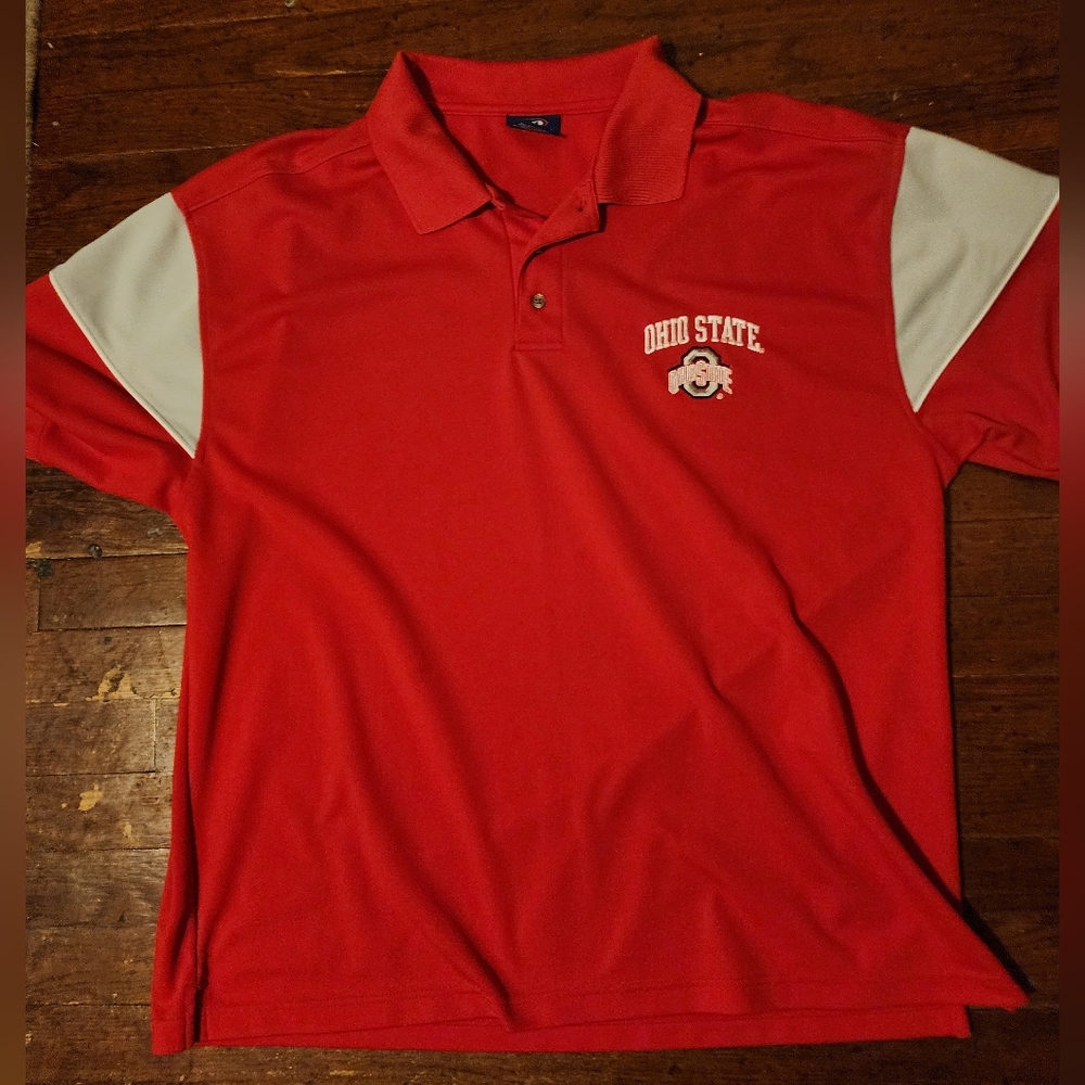 Ohio State Men's sz XL Pro Player Red Polo Shirt
